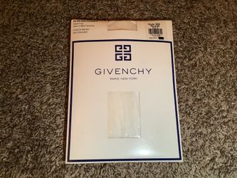 Givenchy body smoothers sheer to waist pantyhose, color tres blanc, size: B