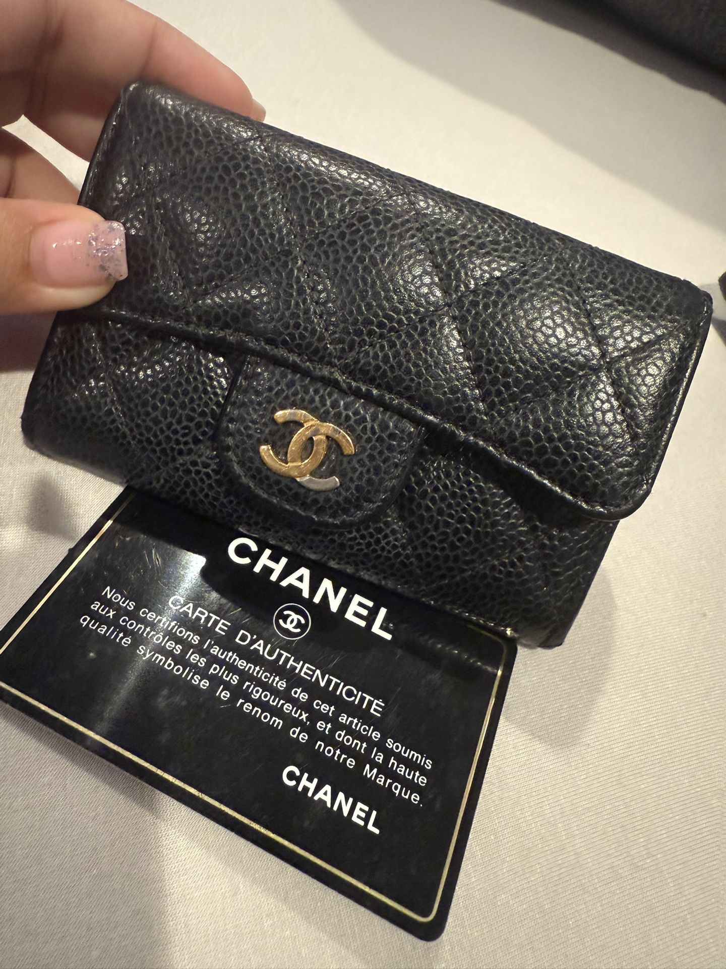 Chanel caviar small caviar wallet