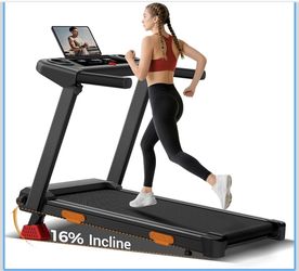16% Treadmills for Home, 3-in-1 Foldable Treadmill with Incline, Portable Treadmill with Handle, 3.0HP Quiet Walking Pad Treadmill, 12 Automatic Modes