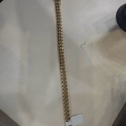 10k Cuban Bracelet 