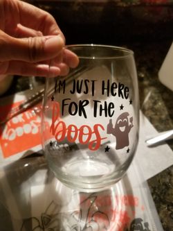 Halloween/ Fall Wine Glasses And Mugs/ Decals