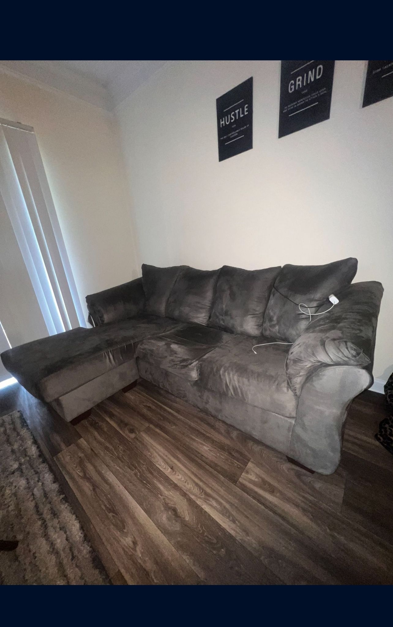 Grey Ashley’s Furniture Sectional