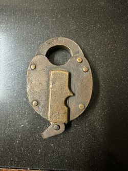 Bronze Railroad Lock