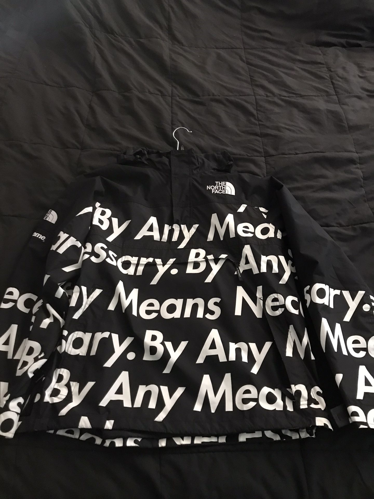SUPREME TNF BY ANY MEANS NECESSARY PULLOVER LARGE
