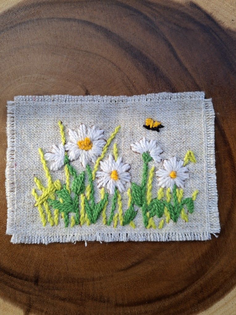 Dollhouse Miniature Diaroma Hand Embroidered Rug