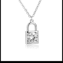 Pad Lock Chain Necklace 
