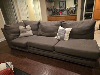 Grey sectional