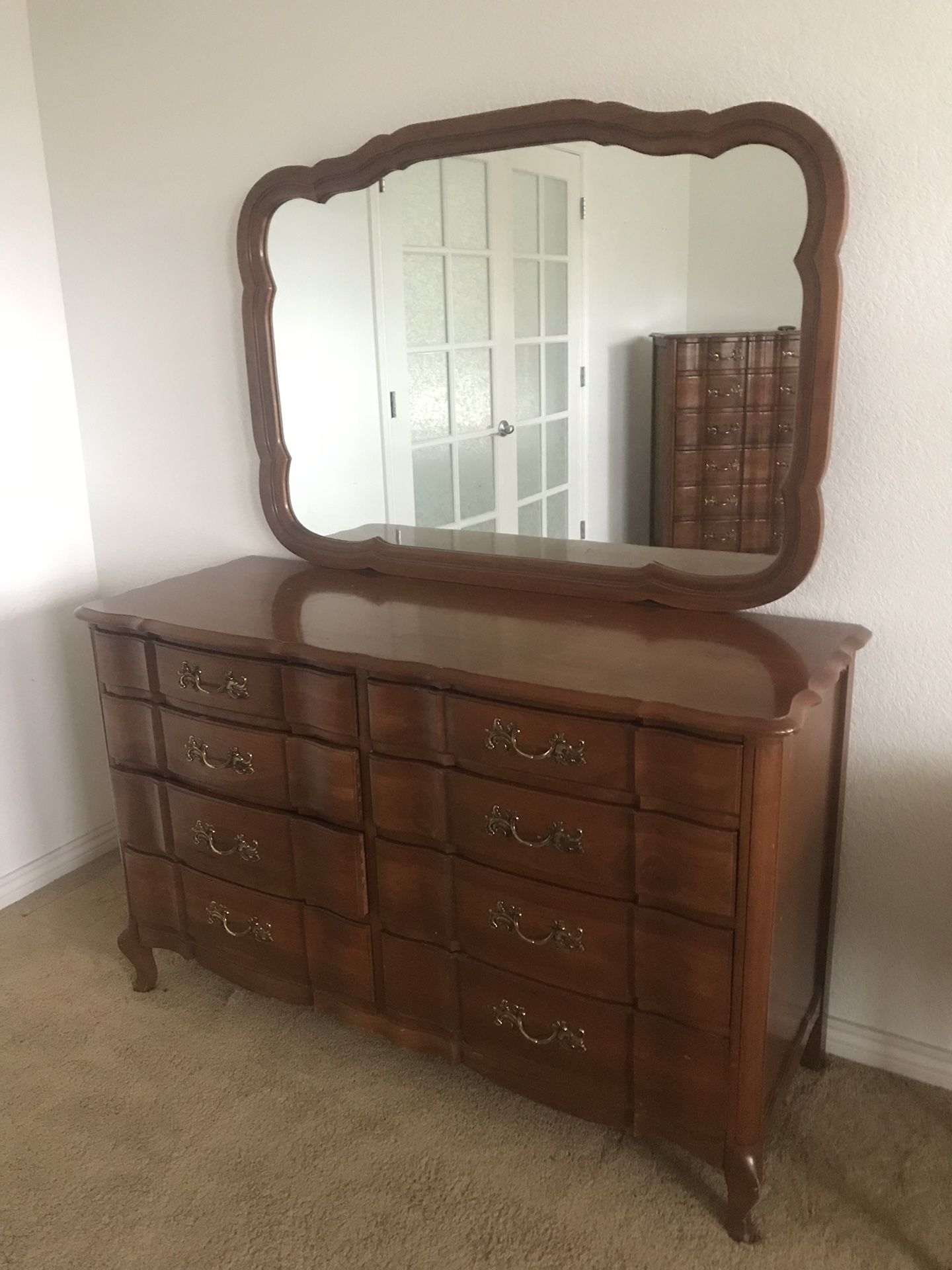 4 piece bedroom set. Antique 1930’s Permacraft by Sanford Fine Furniture Co.