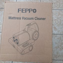 FEPPO ASPIRADORA DE COLCHON O CAMA DE 16 KPA CON LUZ U.V,CALOR 140 GRADOS FARENHEIT con cable de 500W