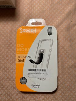 iPhone X/ XS scooch clear stand case NEW