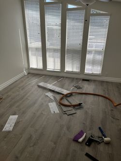 Vinyl Flooring/ Baseboard