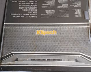 Klipsch R-4B sound bar with sub, NEW in box