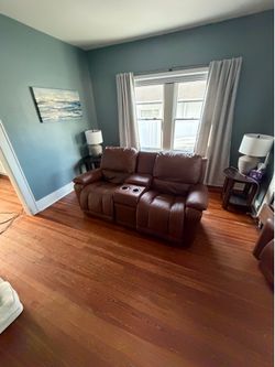 Lazy boy leather recliner sofa