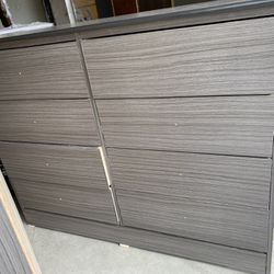 Grey 8pc Dresser 