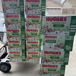 Huggies Natural Care Baby Wipes 1024 Count 