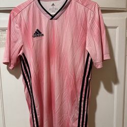 Adidas Men’s Jersey Training Top Pink Small