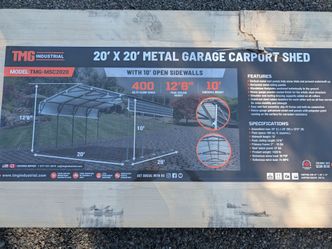 20x20 Metal Carport TMG