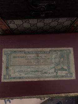 Haile Selassie 1 One Dollar Ethiopia