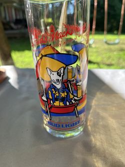 Spuds Mackenzie Budweiser Collectible Glass