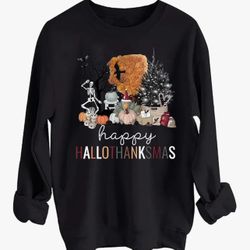 Large: Sweatshirt Unisex Hallothansmas 