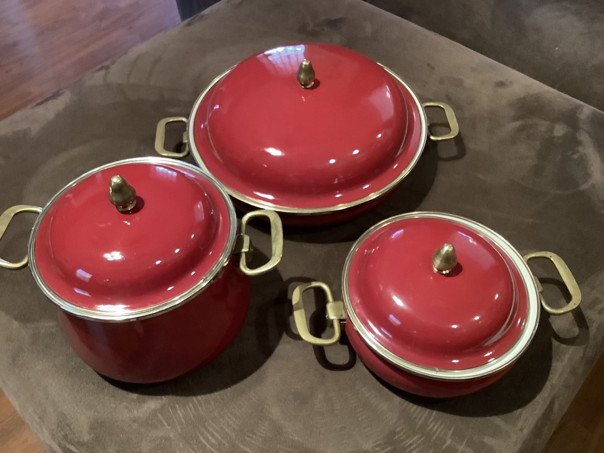 Vintage - Red - NEWCOR SCULPTURE Gourmet Cookware - Spain