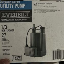 Brand New UTILITY PUMP 