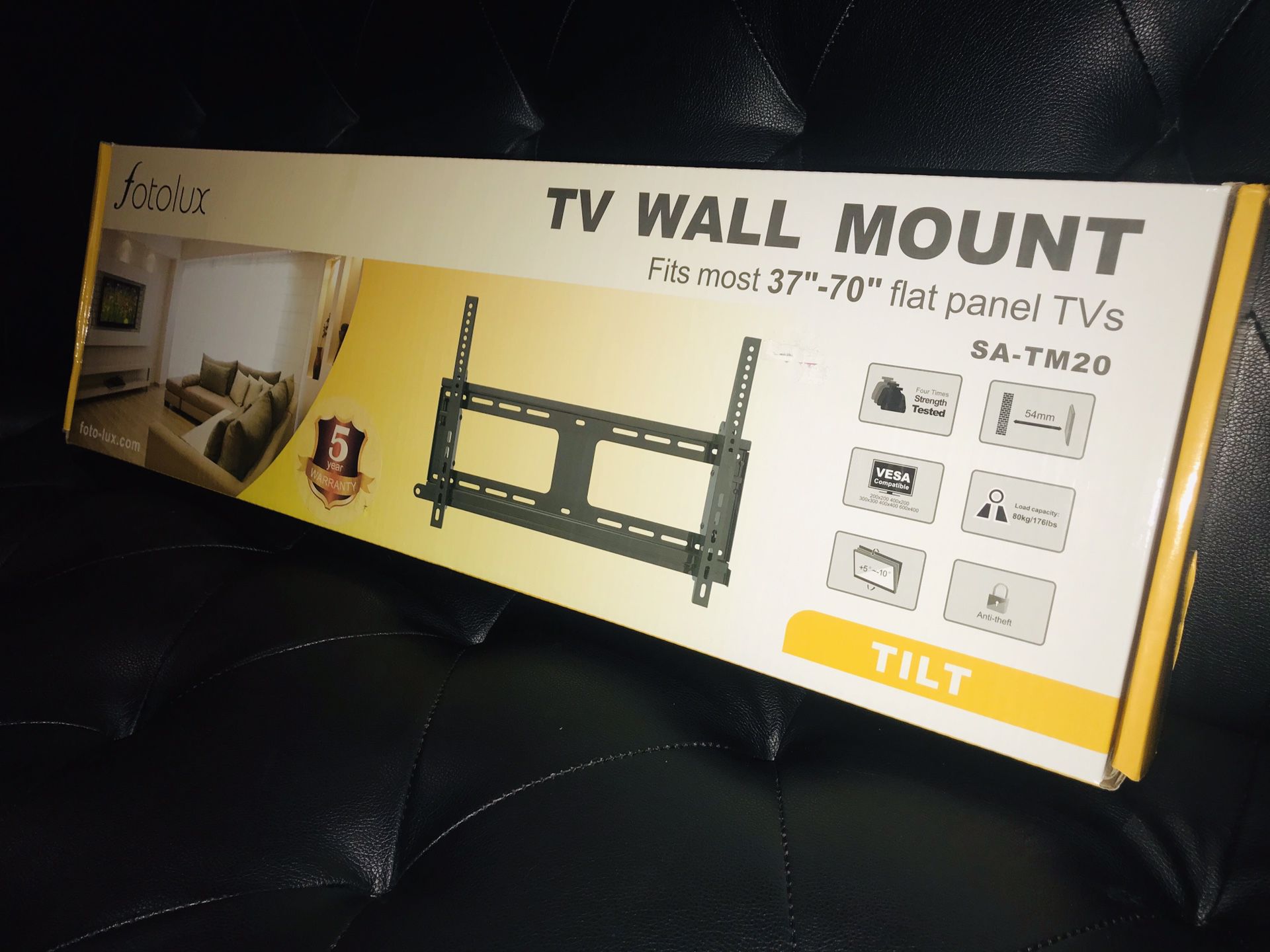 TV WALL MOUNT - TV STAND - Tilt TV mount. BRAND NEW . Hold 37” to 70” flat TV screens . 3 AVAILABLE -...SMART TV LED TV .TV