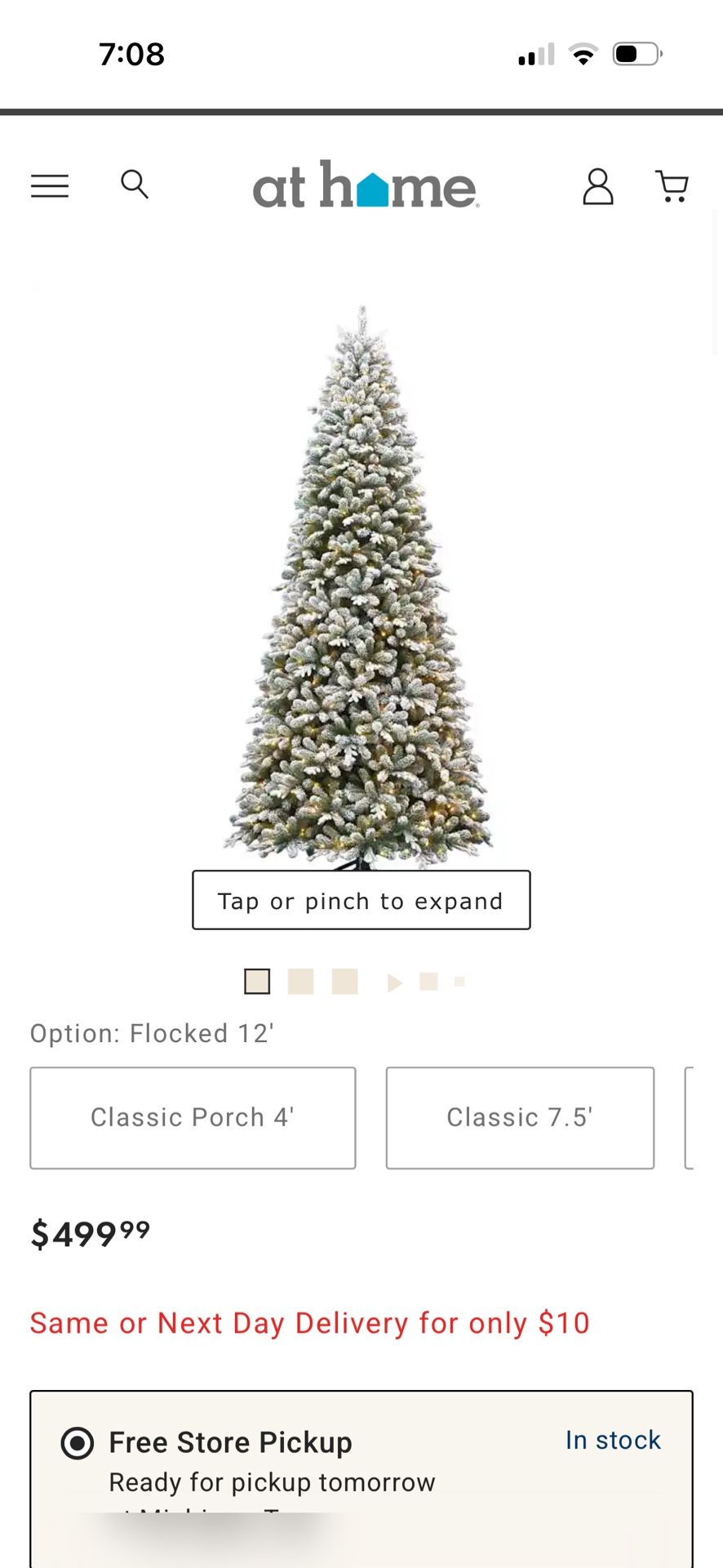 12” Christmas Tree