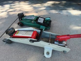 Larin Wilmar Pair of Hydraulic Floor Jacks 4000lbs 3000 lbs