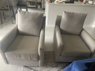 Set Of 2 Gliders And Swivel Chairs. Need Gone Asap