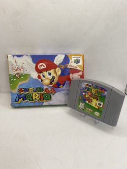 Super Mario 64 (Nintendo 64 N64) Game, Box, no Booklet Tray - Tested and Genuine
