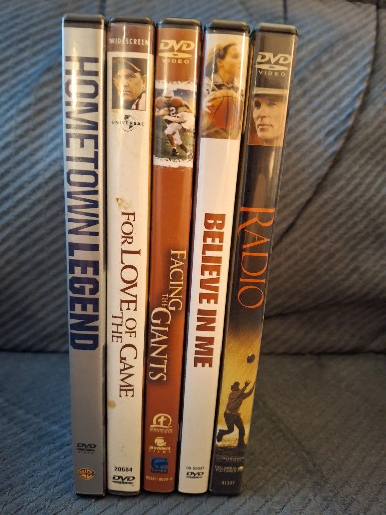 Lot Of 5, DVDs, Sports. $24.95, OBO.