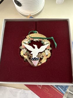 Gold Christmas Ornaments From White House