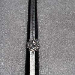 Not Silver.925 Faux Silver Tone Ring