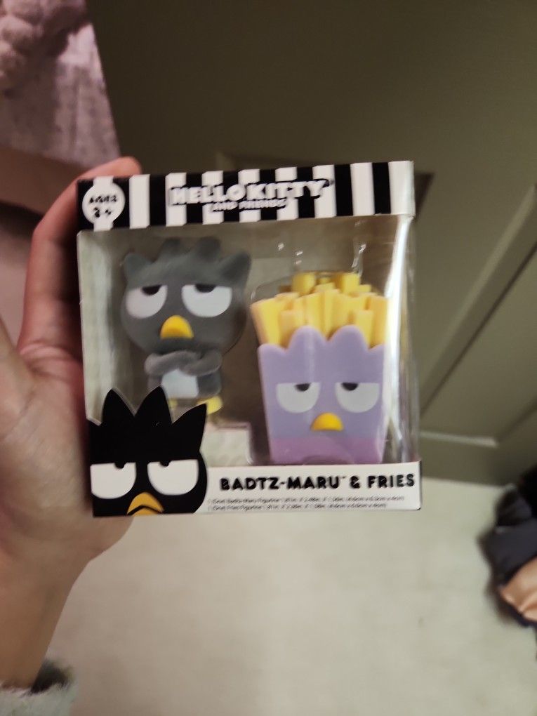 Sanrio Hello Kitty & Friends Badtz-Maru & Fries Figurine Set
Track