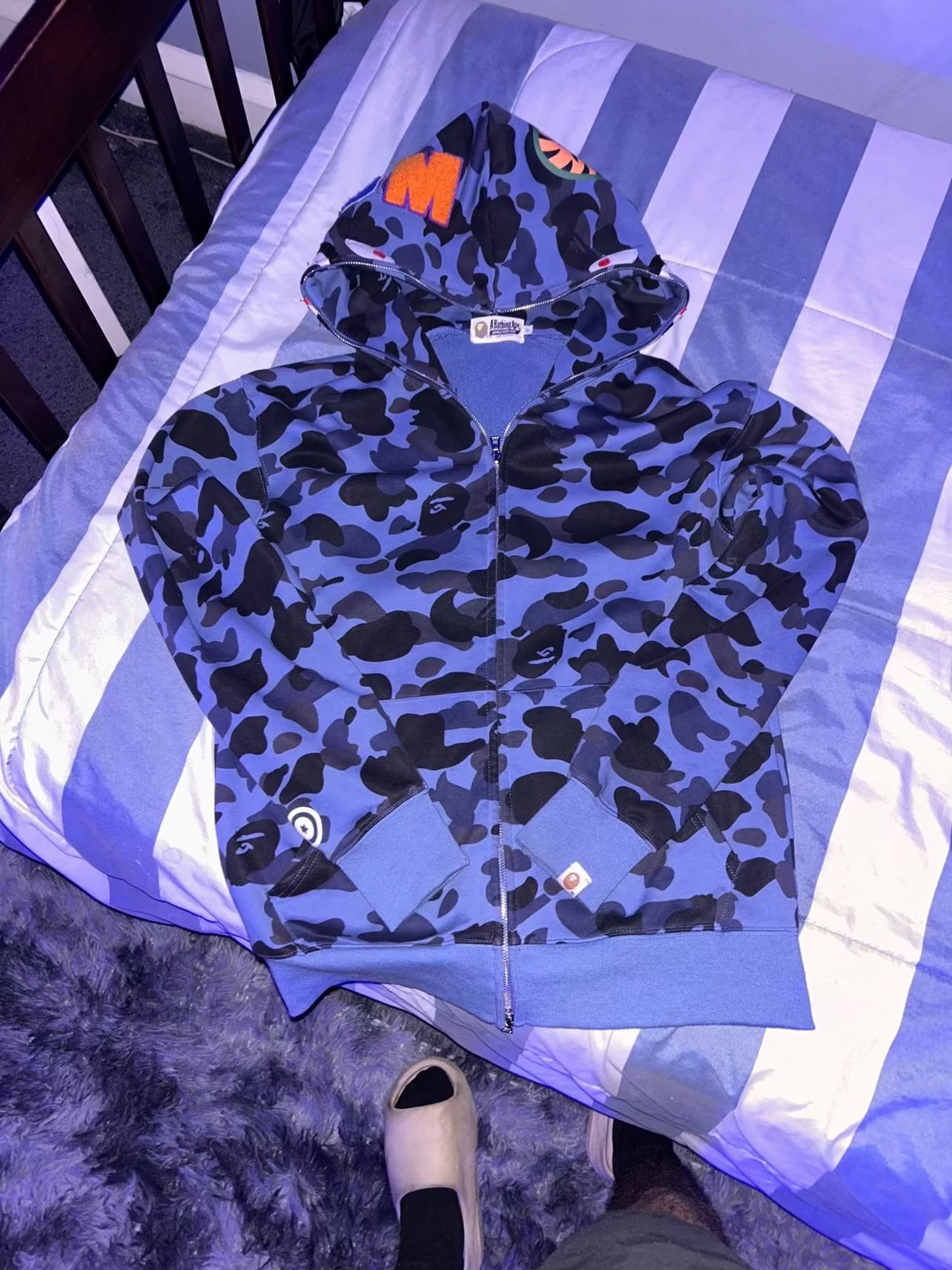 Blue Bape Hoodie