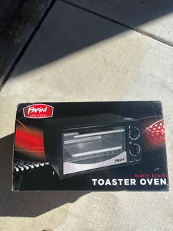 [NEW] Parini Matte Black Toaster Oven