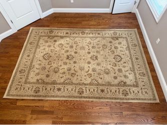Area Rug 79” x 119” - PARVANA BISQUE STRIATION