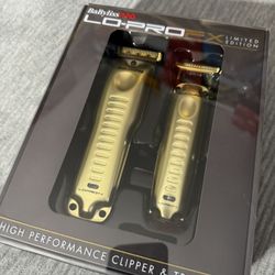 Babyliss Lo Pro Fx Gold Trimmer And Clipper Combo