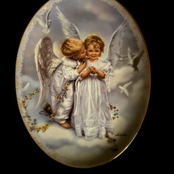 Angel Kisses Collector Plate Sandra Kuck