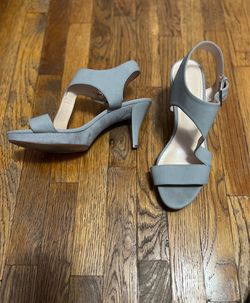 Grey Nine West Heels
