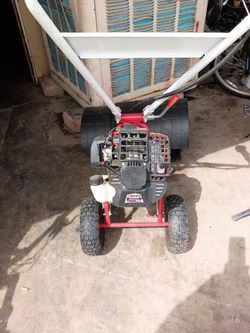 Gas Powered Walk-Behind Power Broom / Rotary Turf Sweeper