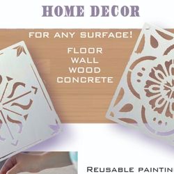  Reusable Extra Large Painting Stencils