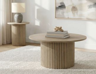 Hamlyn fluted coffee table