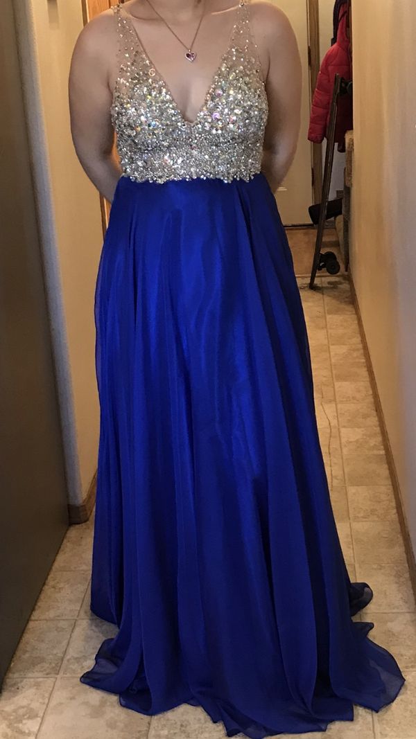 Blue Prom dress size 10 for Sale in Vancouver, WA - OfferUp
