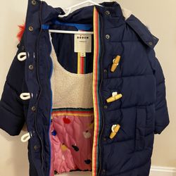 Mini Boden 4-5Y Winter Coat NWOT