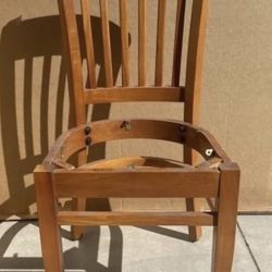 22 wooden chairs