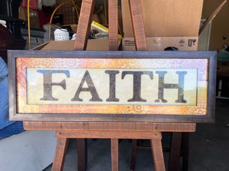 Faith home decor wall hanging