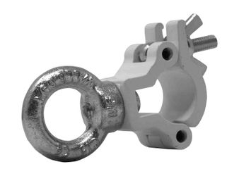 Odyssey LACE25XSW Extra Small Aluminum White Mini Clamp with Eye Bolt