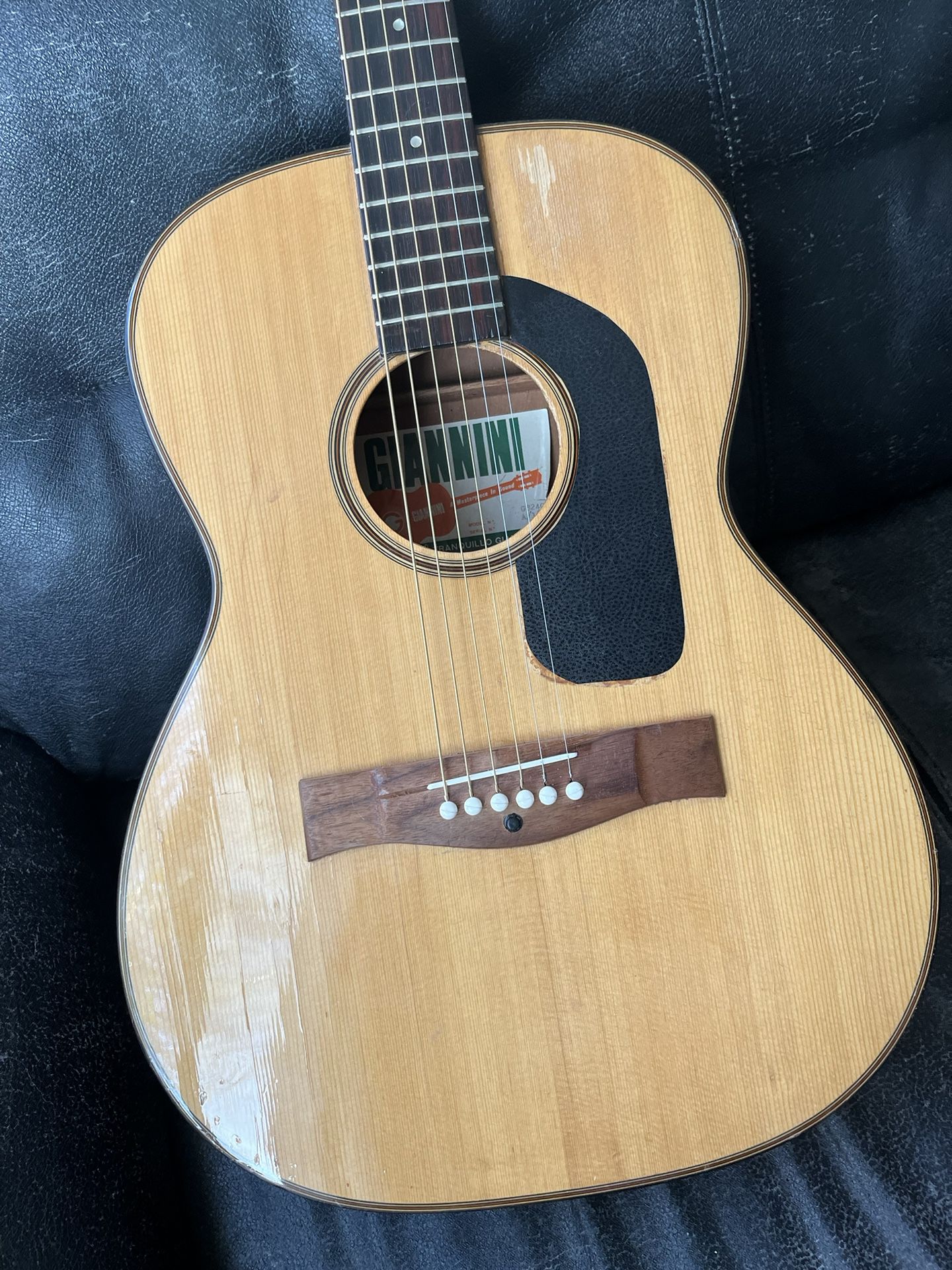 1970s Giannini GS240 Vintage Brazilian Acoustic Guitar 
